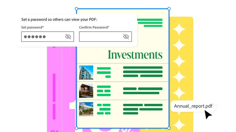 password protection on a PDF file