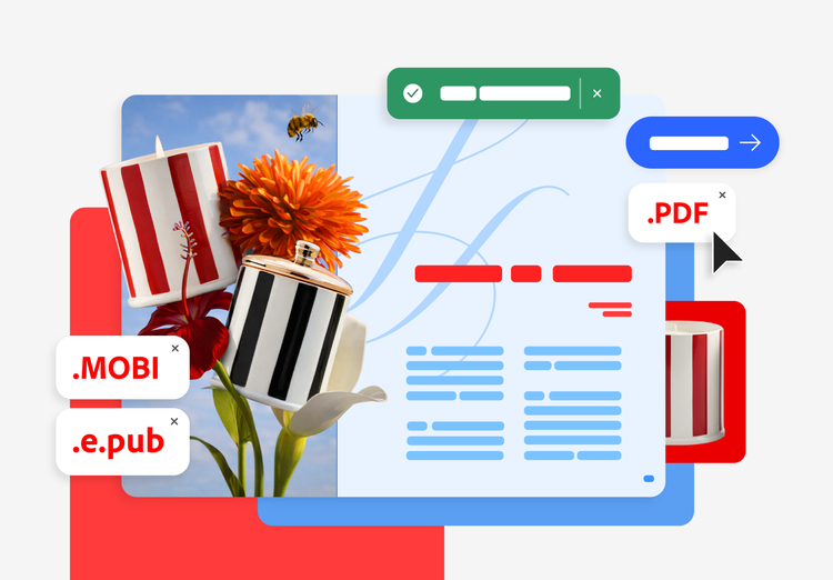 pdf vs epub illustration