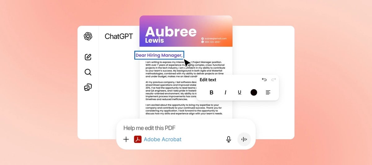 How to Use ChatGPT for PDF Editing with Adobe Acrobat.