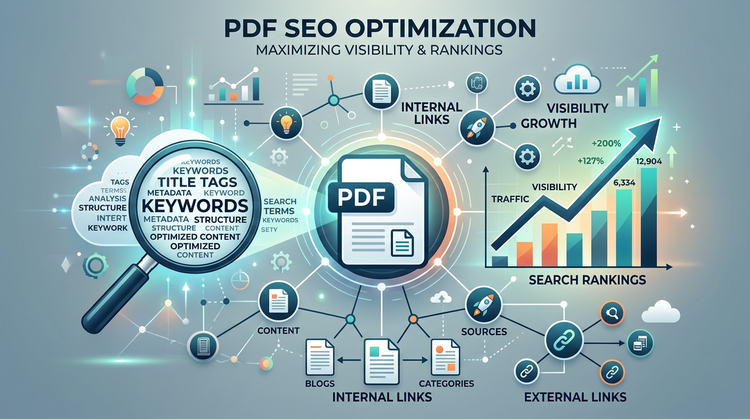 PDF SEO optimisation info graphic
