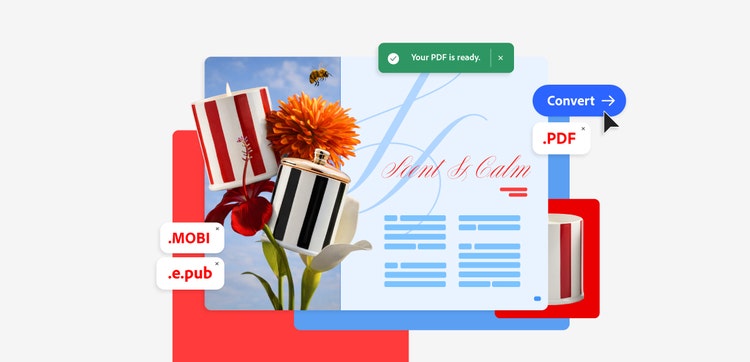 pdf vs epub illustration