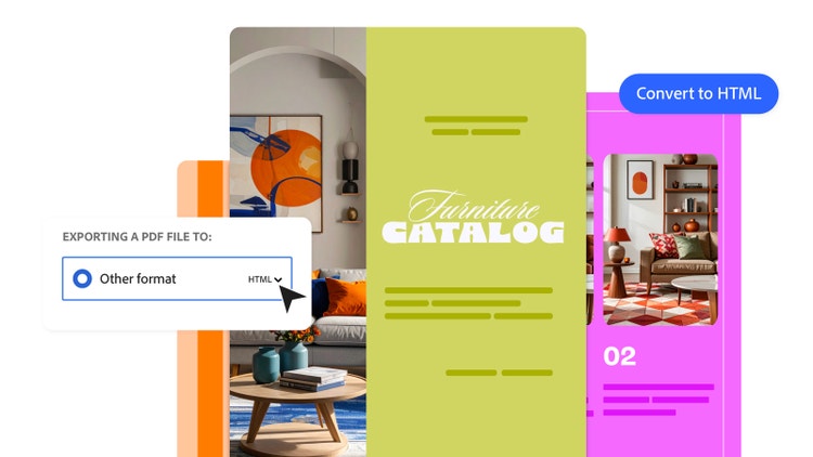PDF file being converted to HTML