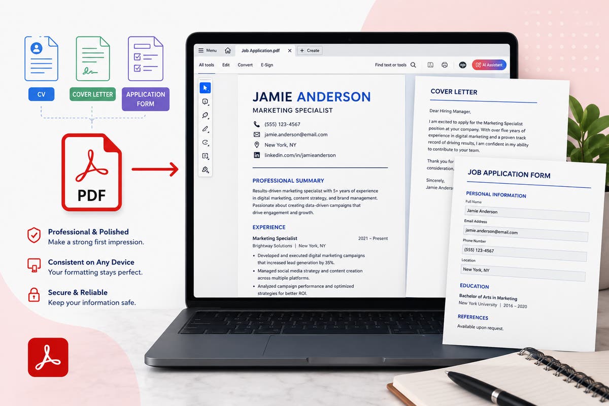 How to Create a Job Application PDF | Adobe Acrobat UK