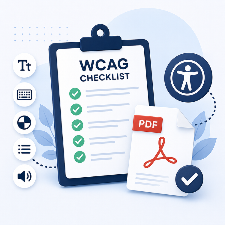 WCAG Checklist for a PDF