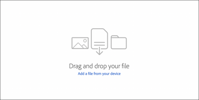 Upload your PDF to the Acrobat online PDF editor.