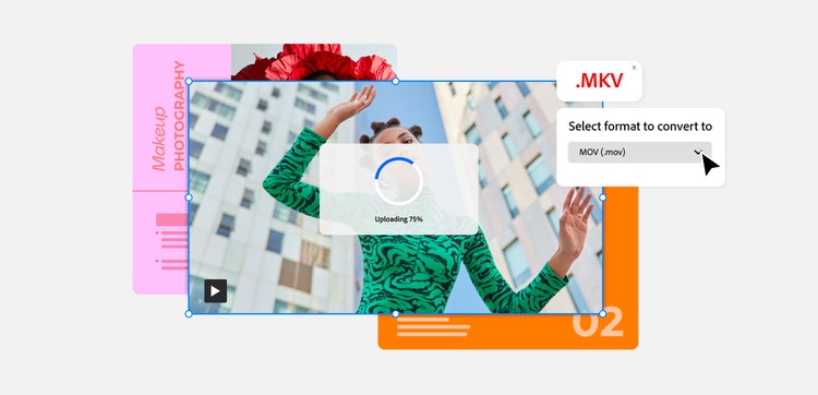 File being converted from MKV to MOV