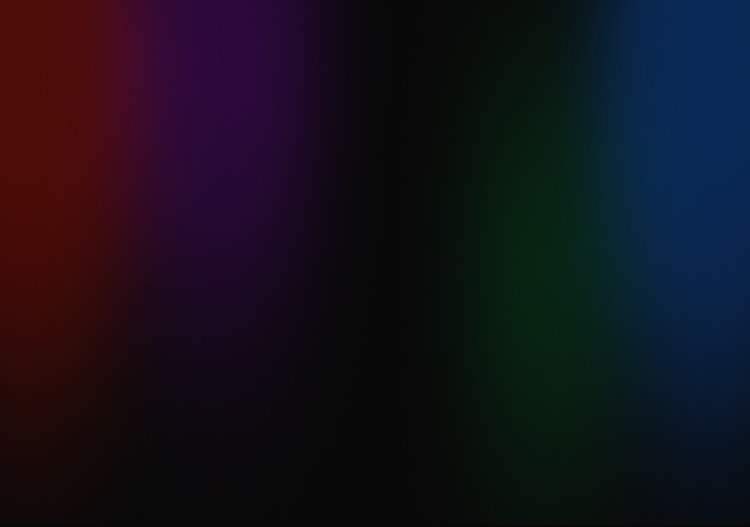 Horizontal image with red, black and blue colour gradient