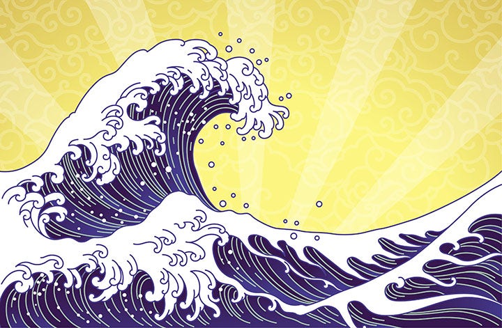 Katsushika Hokusai's The Great Wave off Kanagawa