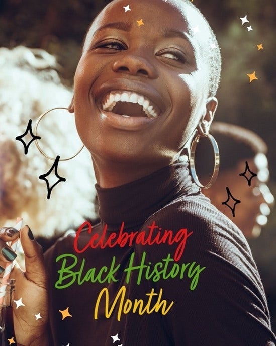 Smiling Woman Photo Black History Month Instagram Portrait
