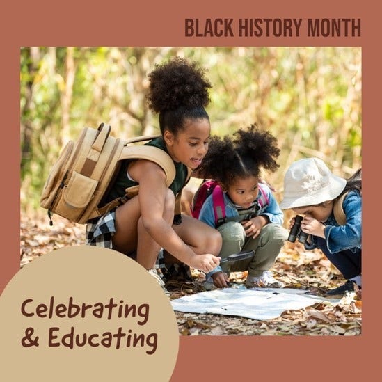 Iteration Brown Background With Photo Black History Month