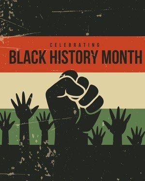 Black, Red, Green and Beige Black History Month Instagram Portrait Black History Month Poster