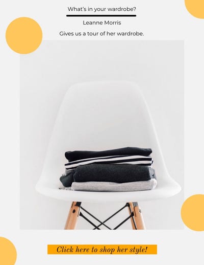 Minimalist Fashion Store Newsletter
