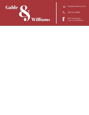Red Modern Business Letterhead Letterhead Examples