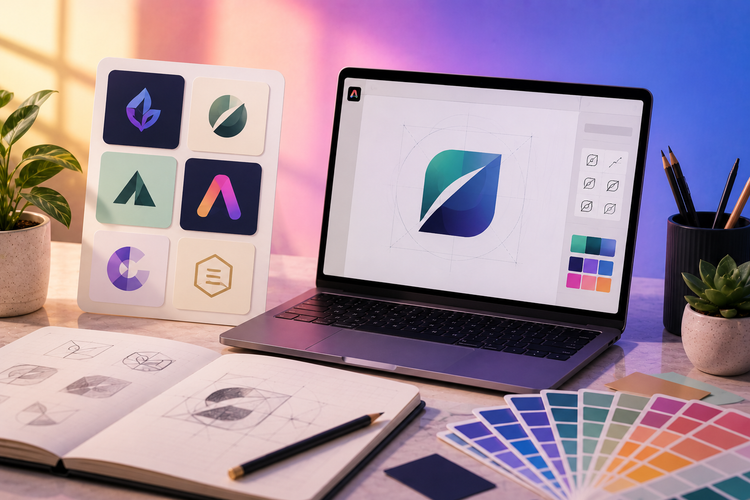 How to create a modern business logo with AI