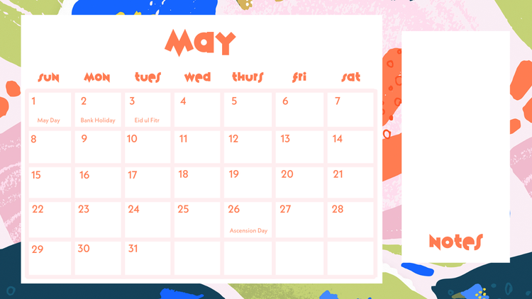 How to create a personalised wall calendar