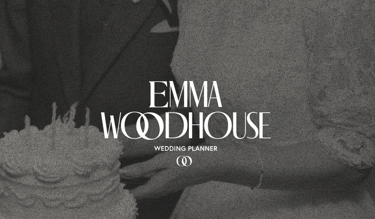 What is a wedding logo and how is it used?