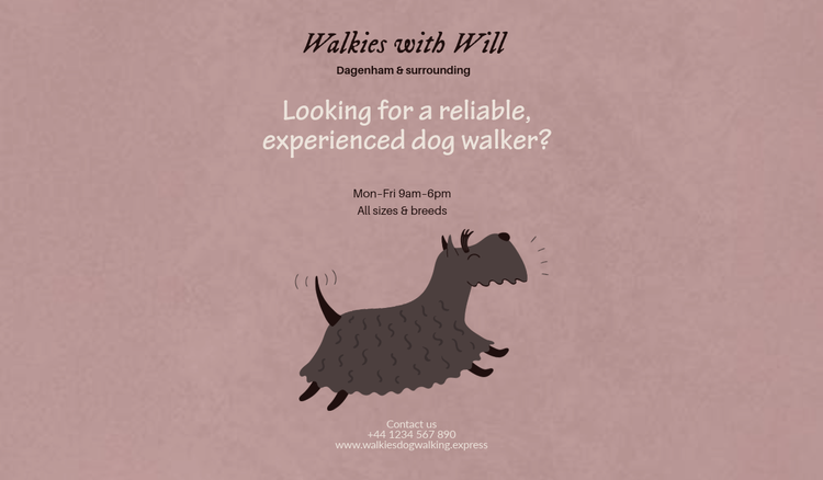 How to advertise and promote your dog walking business