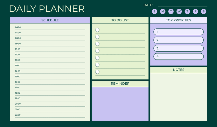 How to use a planner to organise your day and set goals