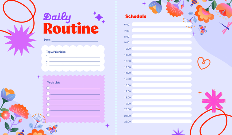 How to organise your life for a stress-free routine
