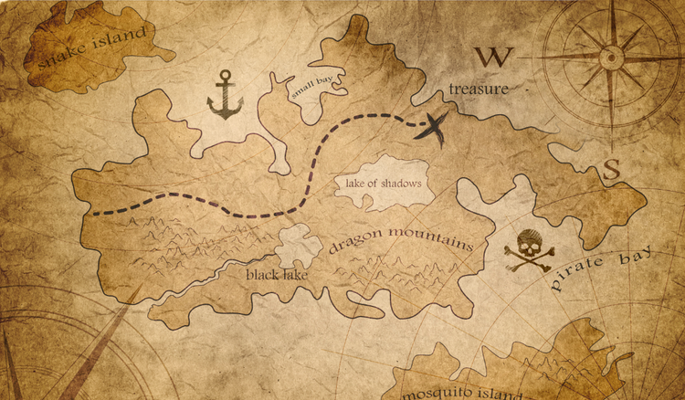 How to make a fantasy map with ideas and examples