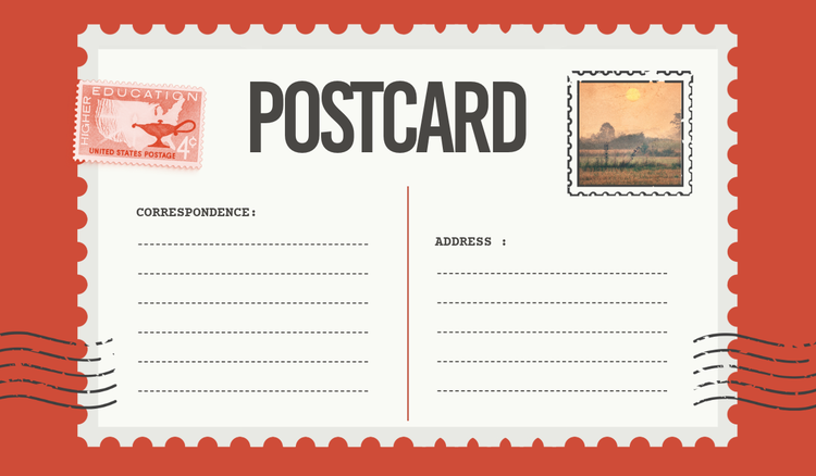 How to address a postcard