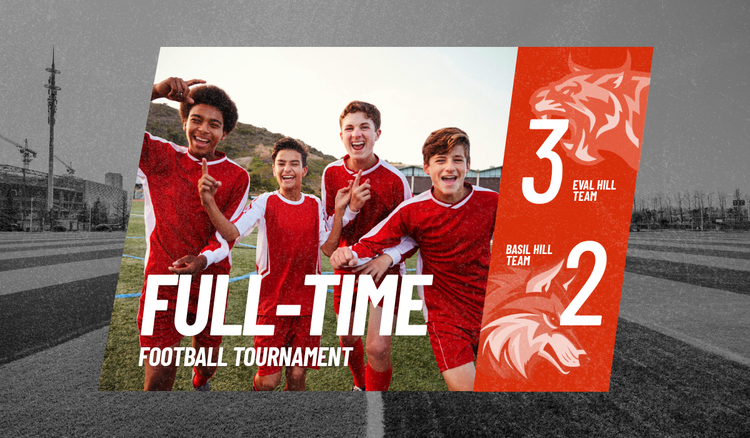 Step-by-step guide to making a football poster