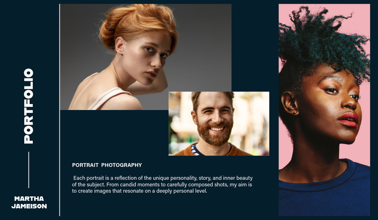 Portfolio cover page ideas: Design examples & tips