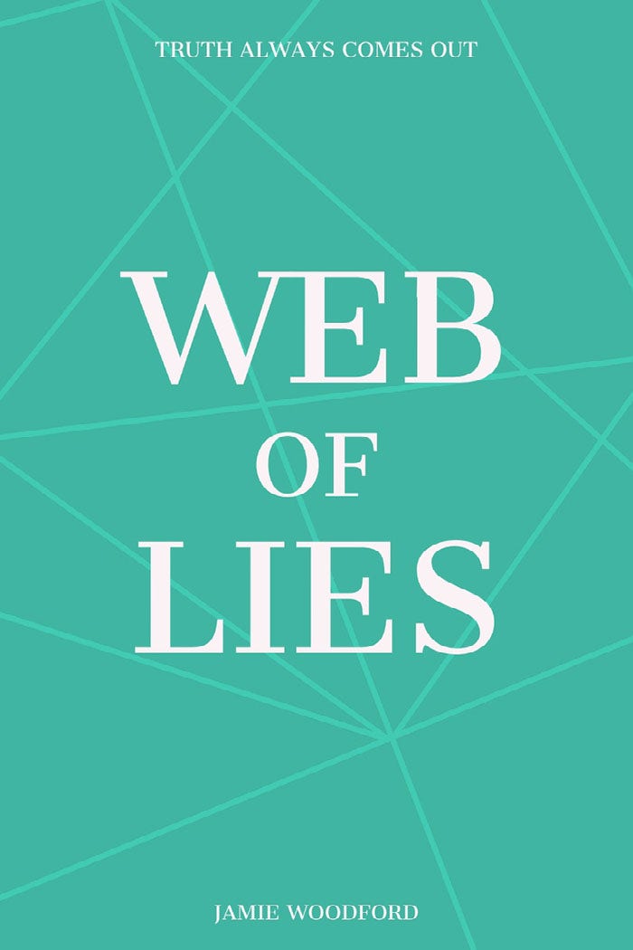 Blue and White, Web Of Lies, Kindle Book Cover Book Cover Ideas
