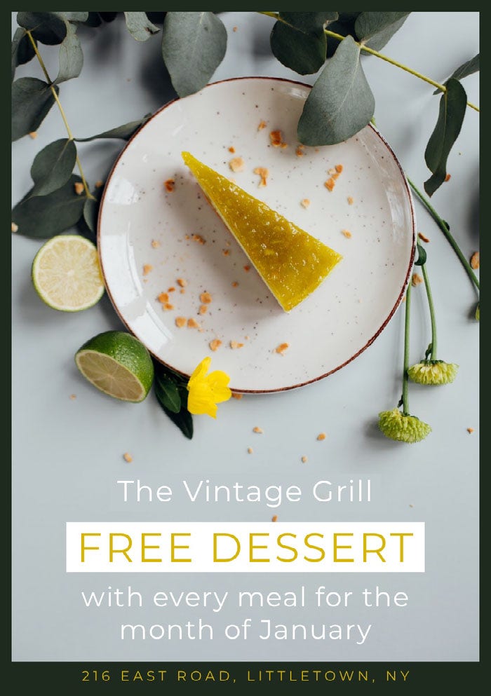 Grey and Yellow Free Dessert Flyer Flyer Ideas