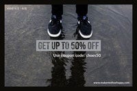 Grey and Black Shoes Sale Flyer Small Business