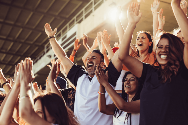 Boost your Facebook visibility during a sporting event | Adobe Express