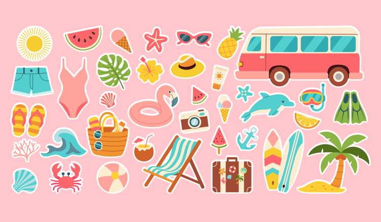 Different sticker types to spark your creativity