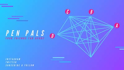 Blue Gradient Geometric Event Youtube Channel Art