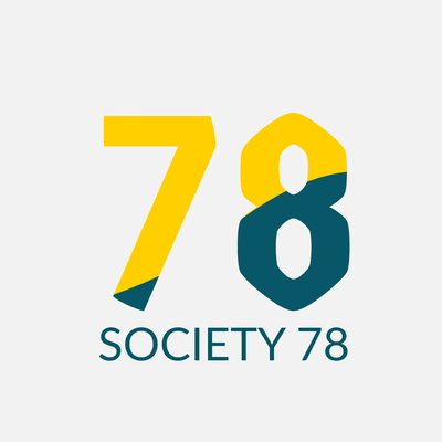 Yellow And Blue Contemporary Number Logo