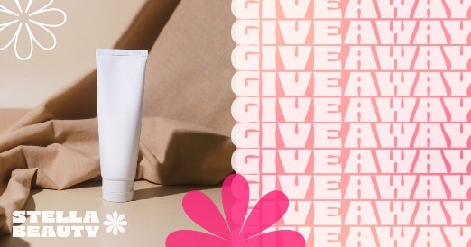 Pink And White Giveaway Facebook Post