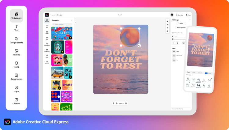 Explore Adobe Express Features Explore Adobe Express Features