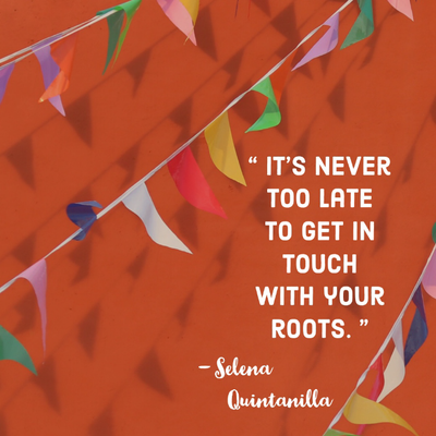 Orange Bunting Inspirational Quote on Heritage Instagram Post