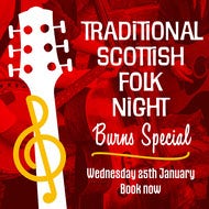 Red Traditional Folk Burns Night Facebook Ad