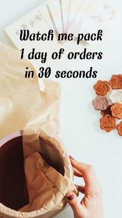 Orange and Cream Packing Orders TikTok Cover