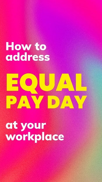 Gradient background Equal Pay Day