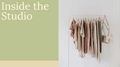 Green Minimal Inside The Studio Clothes Rail YouTube Channel Art