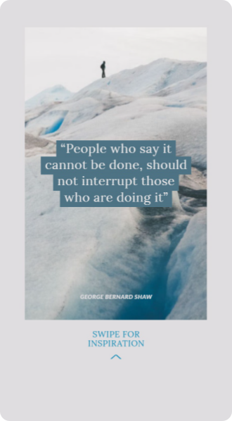 People who say it cannot be done.