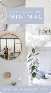 How to make your home minimal