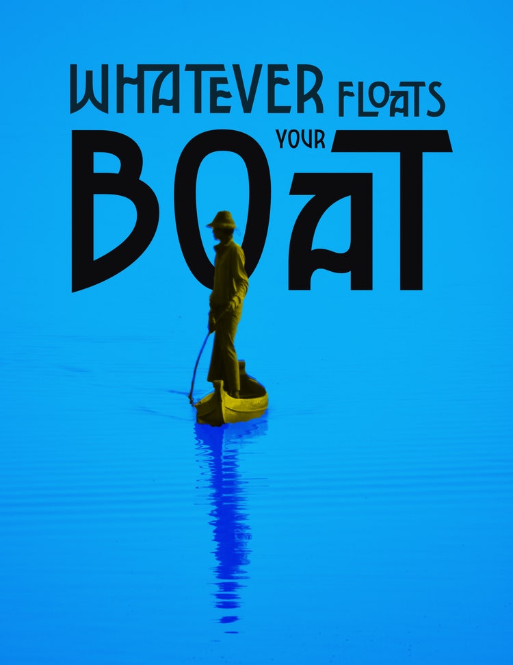 blue and black minimal quote instagram portrait