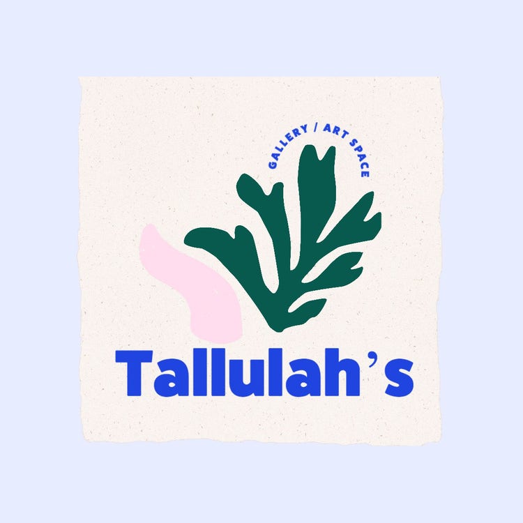 Blue Tallulah’s Art Space Logo