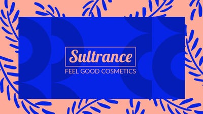 Pink & Blue Floral Cosmetic Blog Header