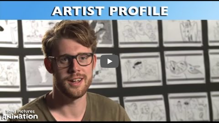 video thumbnail: Sony Pictures storyboard artist Patrick Harpin — artist profile video