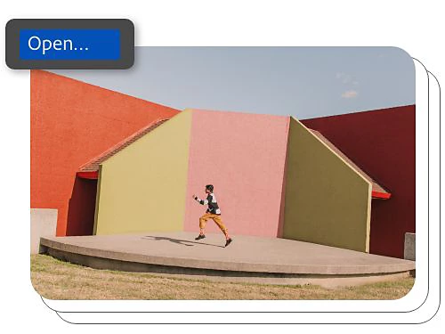 Import image to begin editing photos in Photoshop