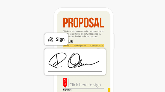 E-sign and request signatures.