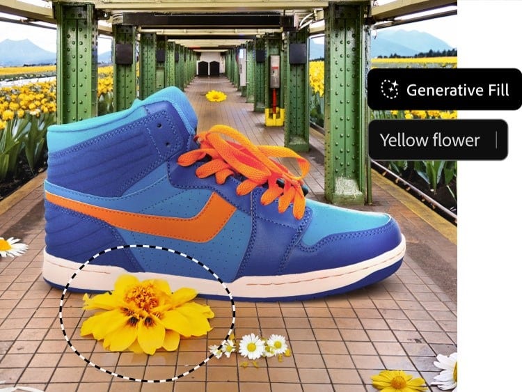 Tính năng Tạo ảnh tạo sinh với Photoshop AI